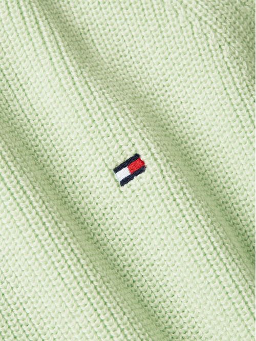 Sweater de punto de ganchillo y Cuello en V