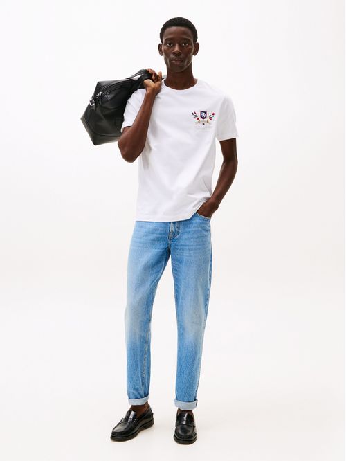 T-shirt de algodón con escudo TH