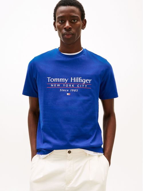 T-shirt de cuello redondo con logo