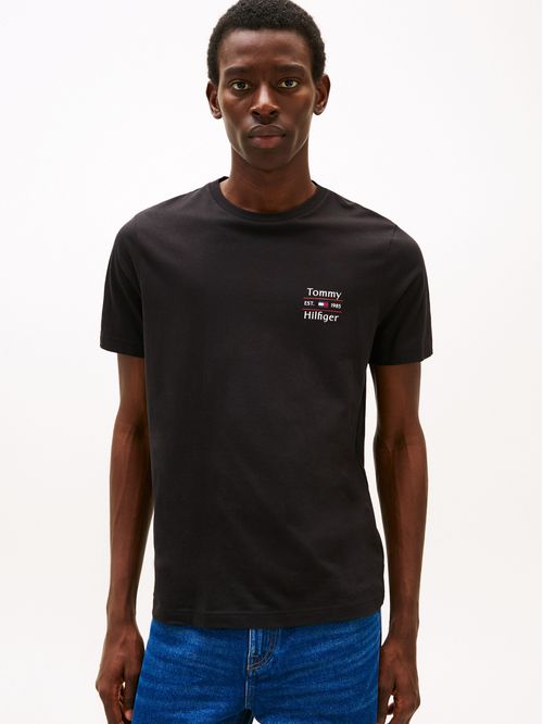 T-shirt de cuello redondo con logo