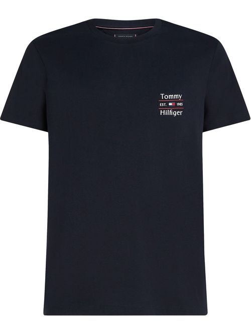 T-shirt de cuello redondo con logo