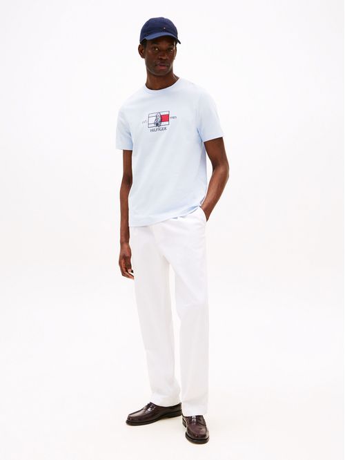 T-shirt de cuello redondo con logo estampado