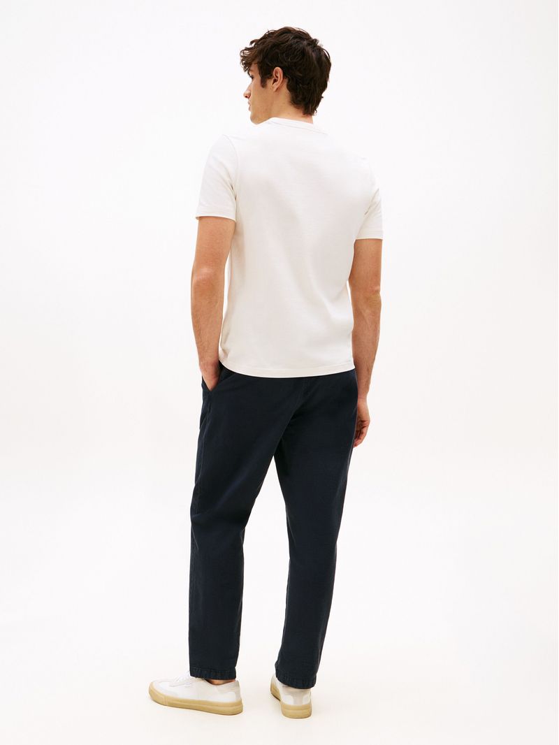 T-shirt-de-cuello-redondo-con-logo-estampado