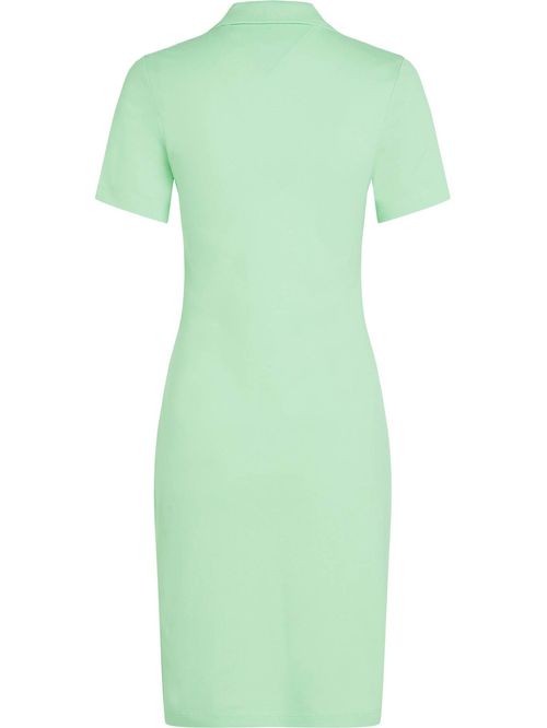 Vestido tipo polo 1985 de corte slim