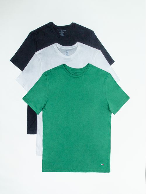Paquete de 3 T-shirts de cuello redondo con logo