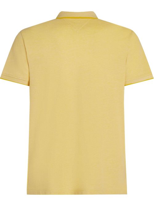 Polo de corte regular con ribetes