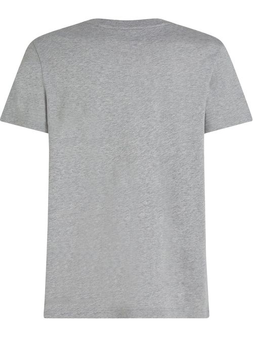 T-shirt con logo bordado en el pecho