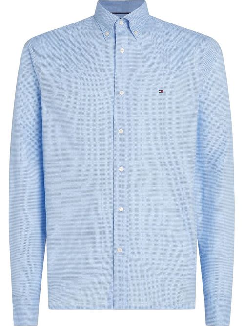 Camisa Plus con microestampado