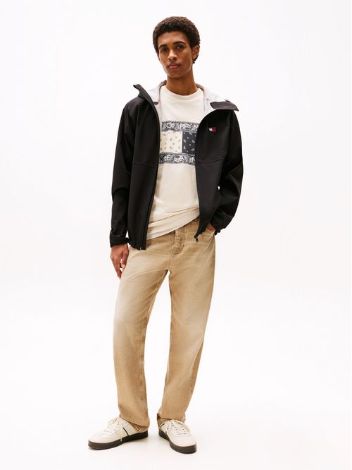 Cortavientos de corte amplio con zipper