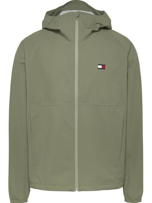 Cortavientos de corte amplio con zipper