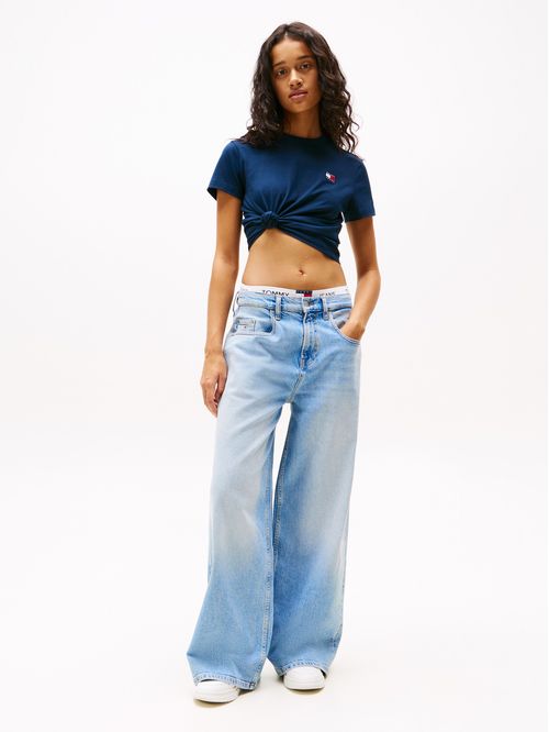 Jeans Charlie de talle medio y corte amplio