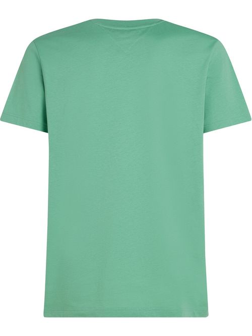 T-shirt de cuello redondo con parche