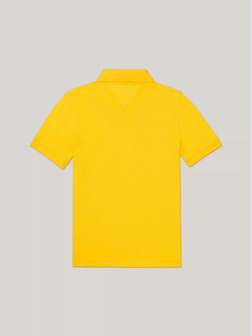 Polo stretch solid con logo