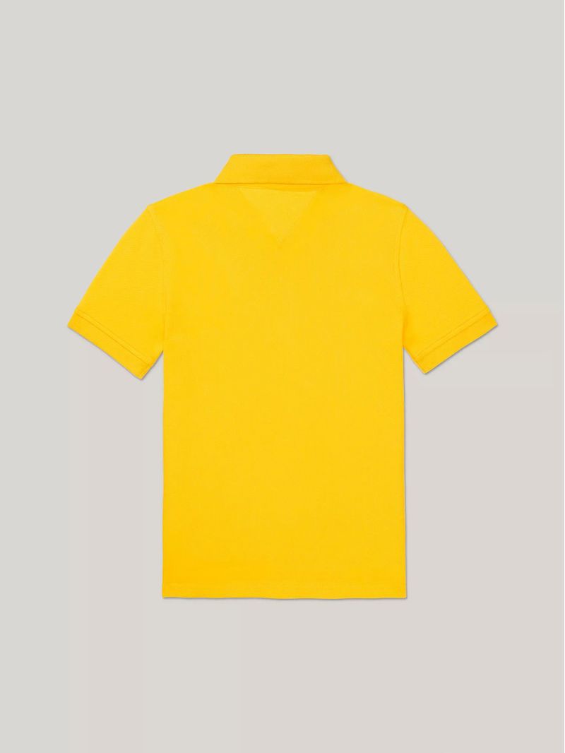 Polo-stretch-solid-con-logo