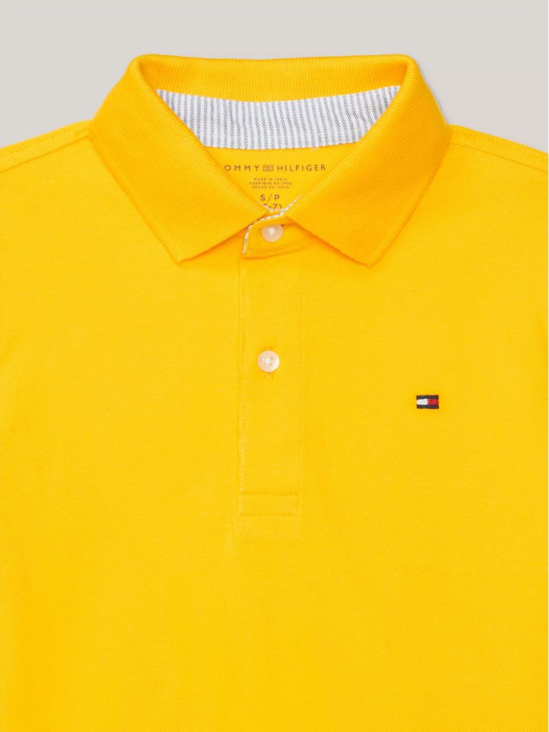 Polo-stretch-solid-con-logo