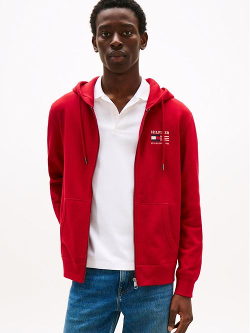 Americana con hoodie con cordones