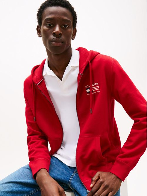 Americana con hoodie con cordones