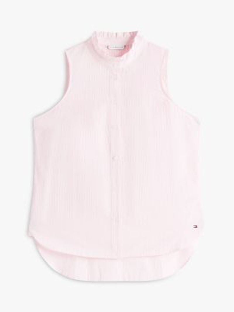 Blusa-sin-mangas-con-cuello-fruncido-