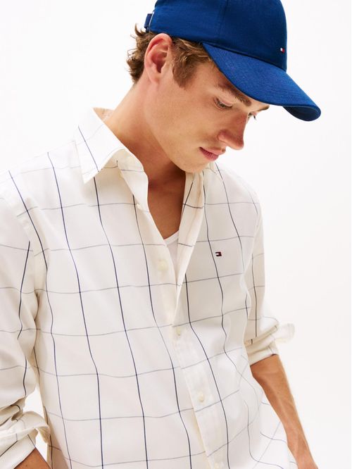 Camisa de corte regular con diseño de cuadros