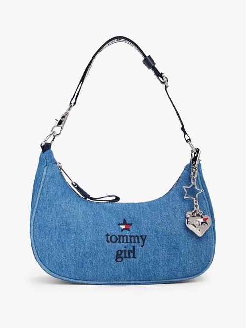 Cartera de hombro denim Tommy Girl