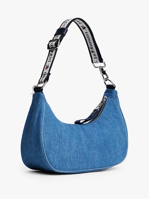 Cartera de hombro denim Tommy Girl