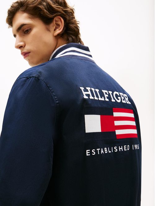 Chaqueta varsity americana con logo
