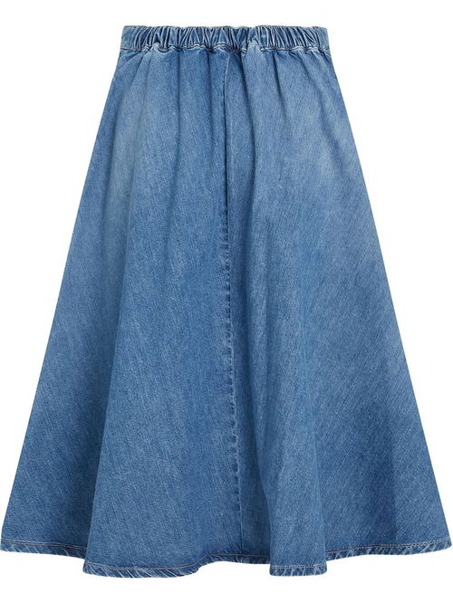 Falda denim con correa de Cuerda