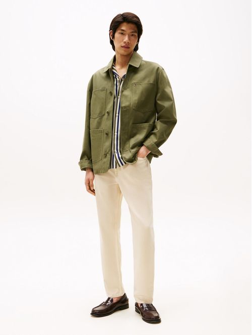 Jeans Harlem cónicos deslavados