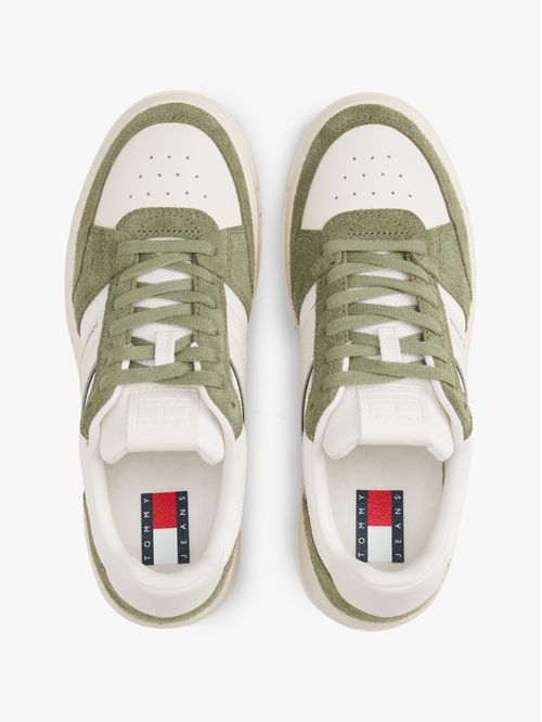 Tenis de mezcla de ante y suela cupsole