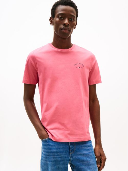 T-shirt con motivo de palmera en la espalda