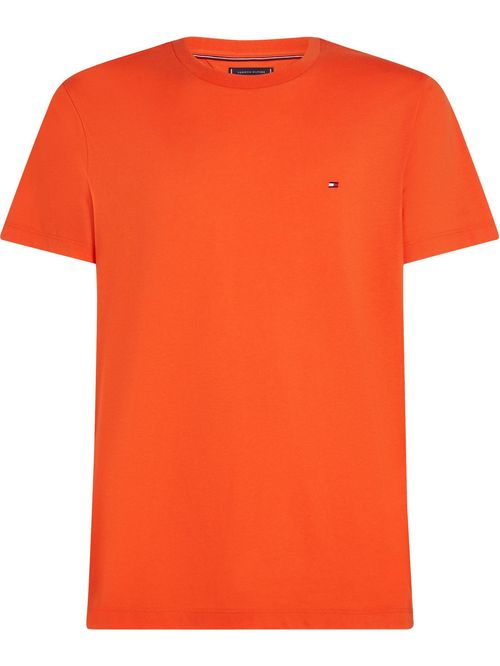 T-shirt de cuello redondo con logo bordado