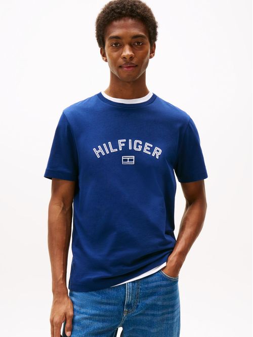 T-shirt Flock con logo estampado