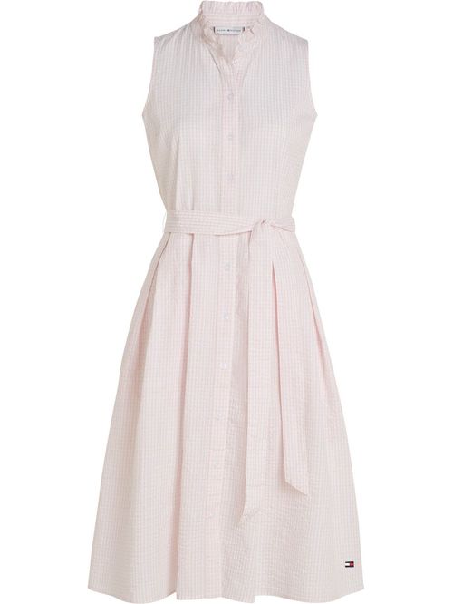 Vestido a Rayas sin Mangas con correa