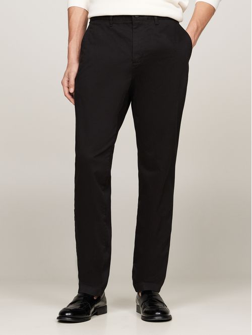 Pantalón chino cónico de satén Harlem