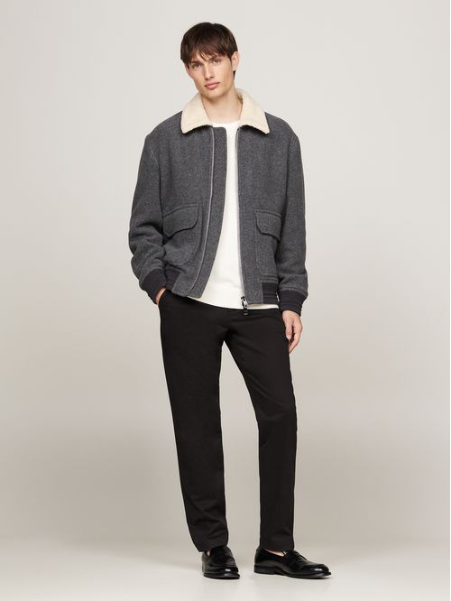 Pantalón chino cónico de satén Harlem