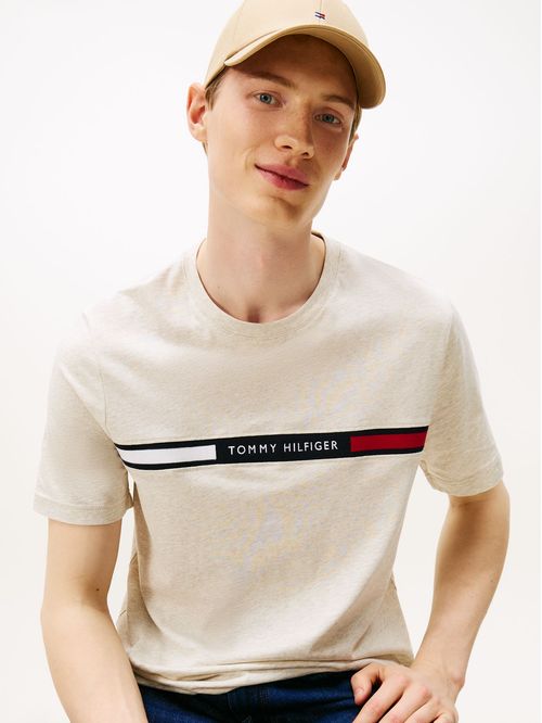 T-shirt de cuello redondo con logo