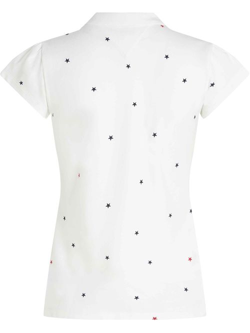 Polo con estampado de estrellas