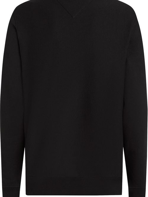 Sweater con logo arqueado y cuello redondo