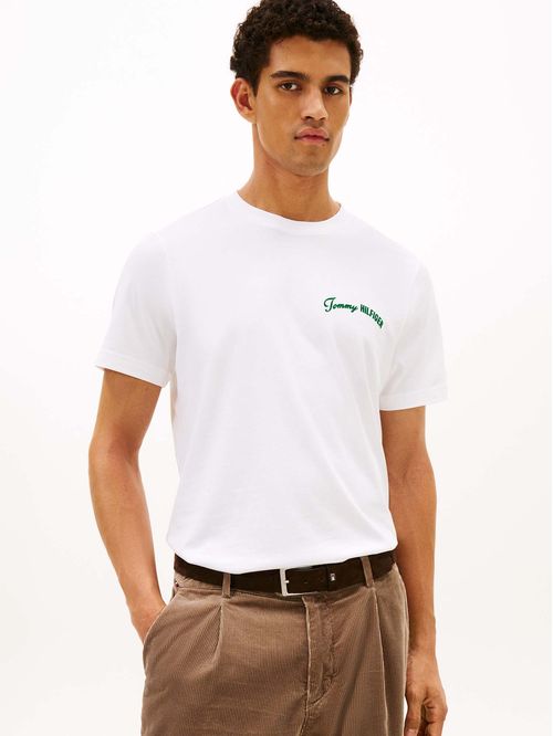 T-shirt de cuello redondo con logo
