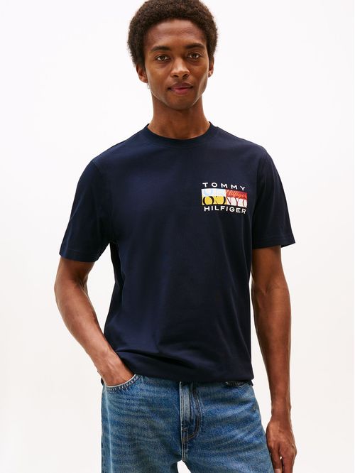 T-shirt de cuello redondo con logo