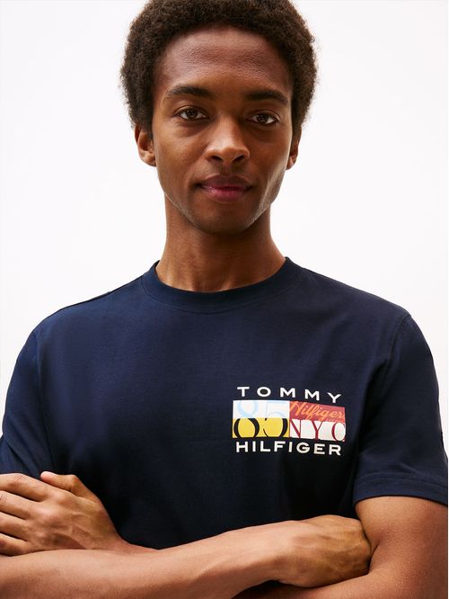 T-shirt de cuello redondo con logo