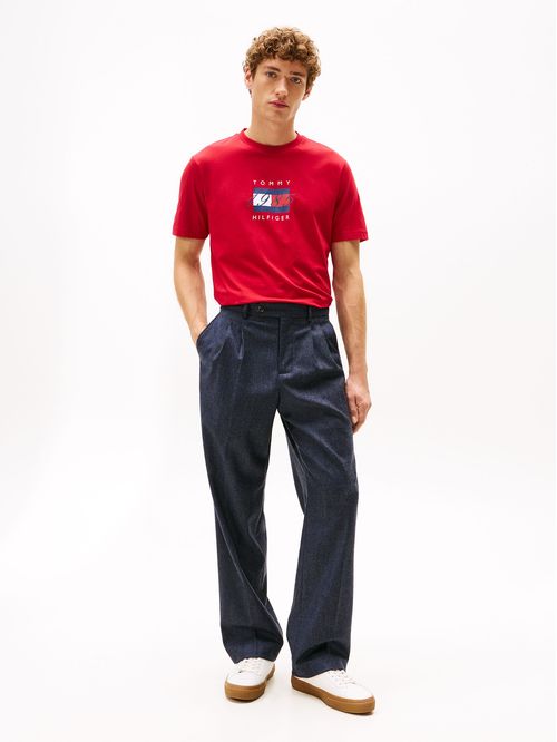 T-shirt de punto con logo gráfico