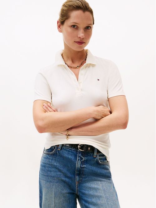 Polo 1985 Collection slim de piqué