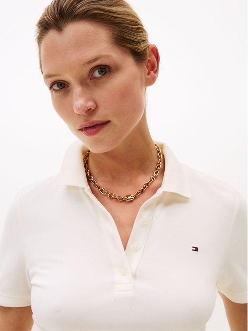 Polo 1985 Collection slim de piqué