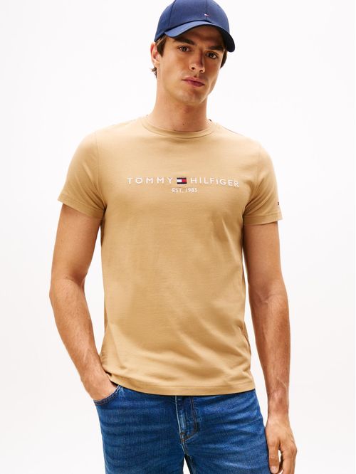 T-shirt con logo bordado
