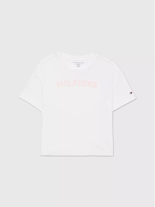 T-shirt con logo monotipo